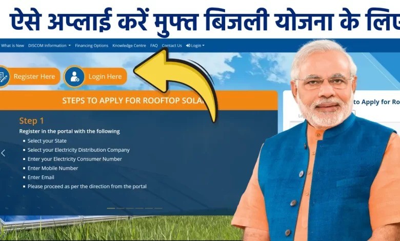 PM Modi की नई मुफ्त बिजली हर घर को मिलेगी फ्री बिजली |
